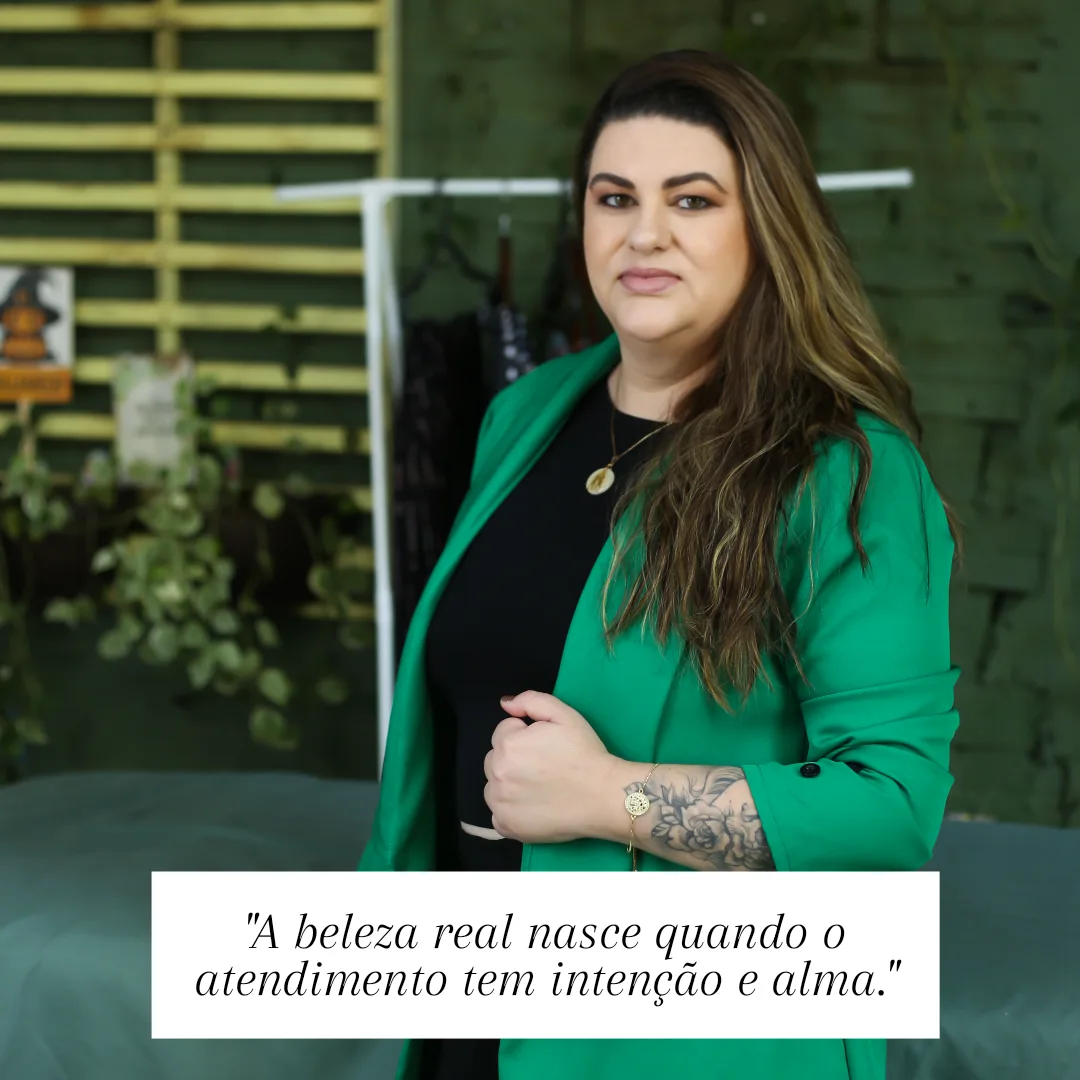 Ambiente elegante e acolhedor do spa