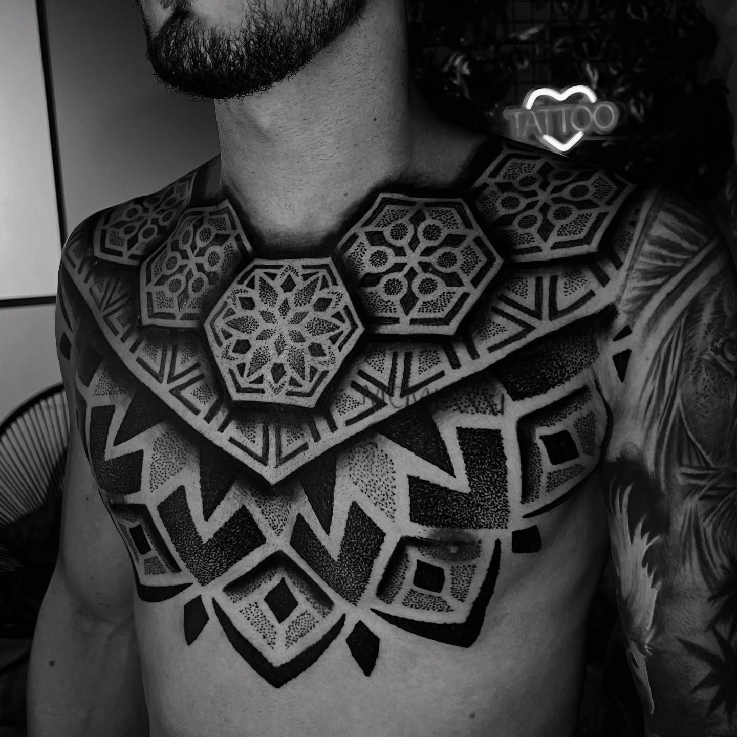 Tatuagem estilo geométrico